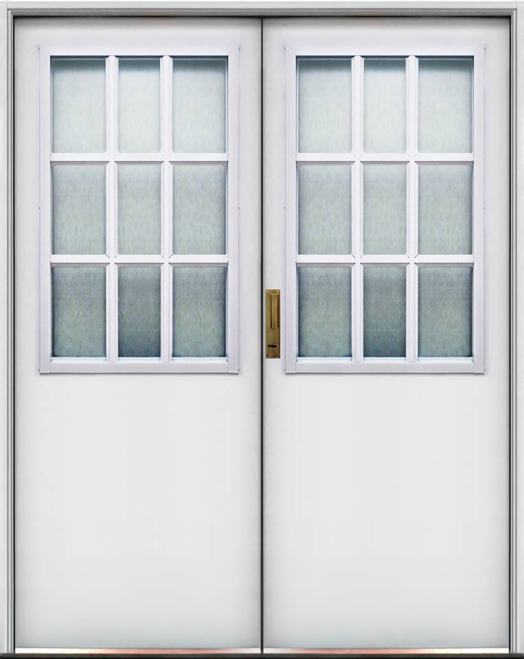 Puerta doble Americana con burlete perimetral

