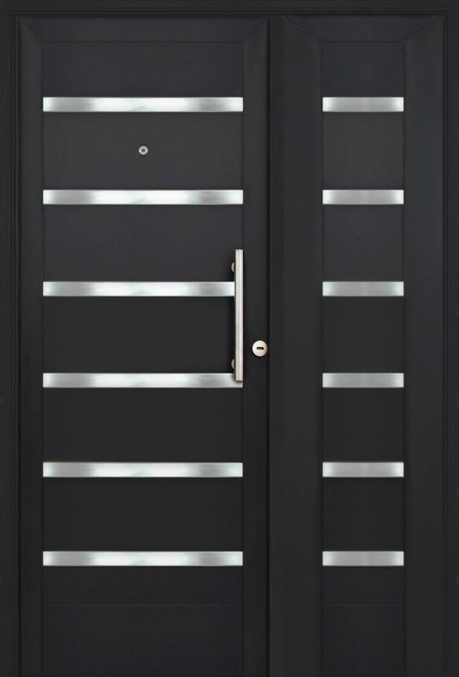 Puerta Verona con barral y burlete perimetral

