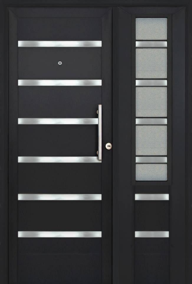 Puerta Verona con barral y burlete perimetral

